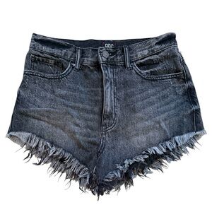 BDG Urban Outfitters High-Rise Cheeky Denim Shorts Gray Size 27